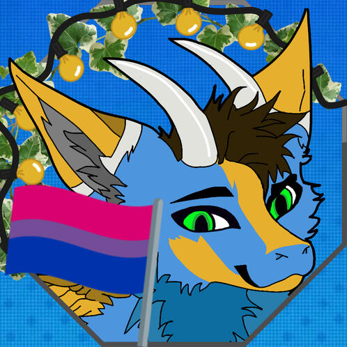 Portrait of my main fursona.
